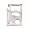 11 in 1 multifunction survival knife - credit card shapeSurvival tools