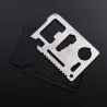 11 in 1 multifunction survival knife - credit card shapeSurvival tools