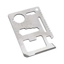 11 in 1 multifunction survival knife - credit card shapeSurvival tools