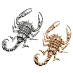 Metallskorpion - emblem - bilklistremerke