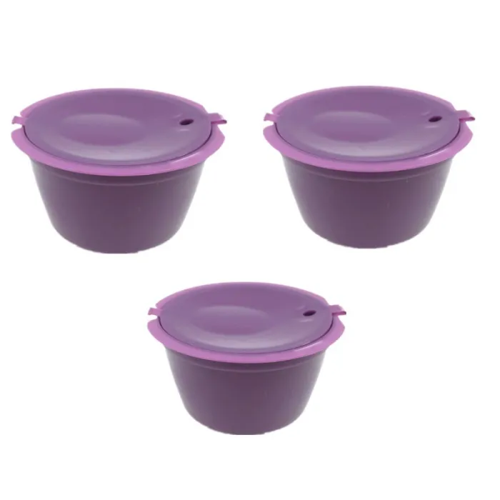 Plastkaffekapsler - etterfyllbare - for Dolce Gusto - 3 stk