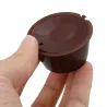 Plastkaffekapsler - etterfyllbare - for Dolce Gusto - 3 stk