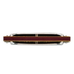 SUZUKI 1072 - silver harmonica - 10 holesHarmonica