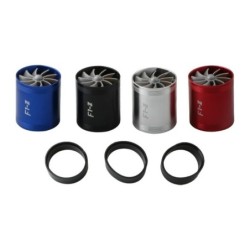 Double supercharger - car turbo air intake turbine - with single propellerPerformance