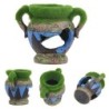 Resin vase with moss - aquarium decorationDecorations