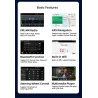 Car radio - 2 Din - 9 inch - Android 10 - 8GB - 128GB - Bluetooth - GPS - carplay - for Volkswagen Golf 5 6 PassatDin 2