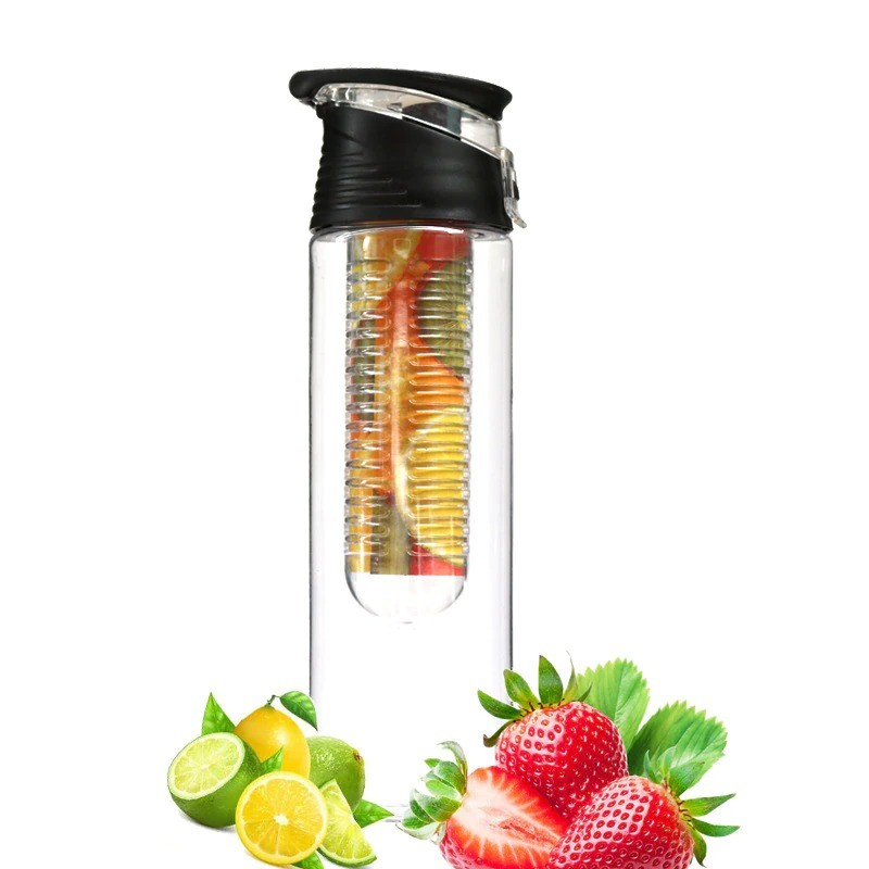 Vannflaske / fruktinfuser - BPA-fri - 800ml / 1000ml