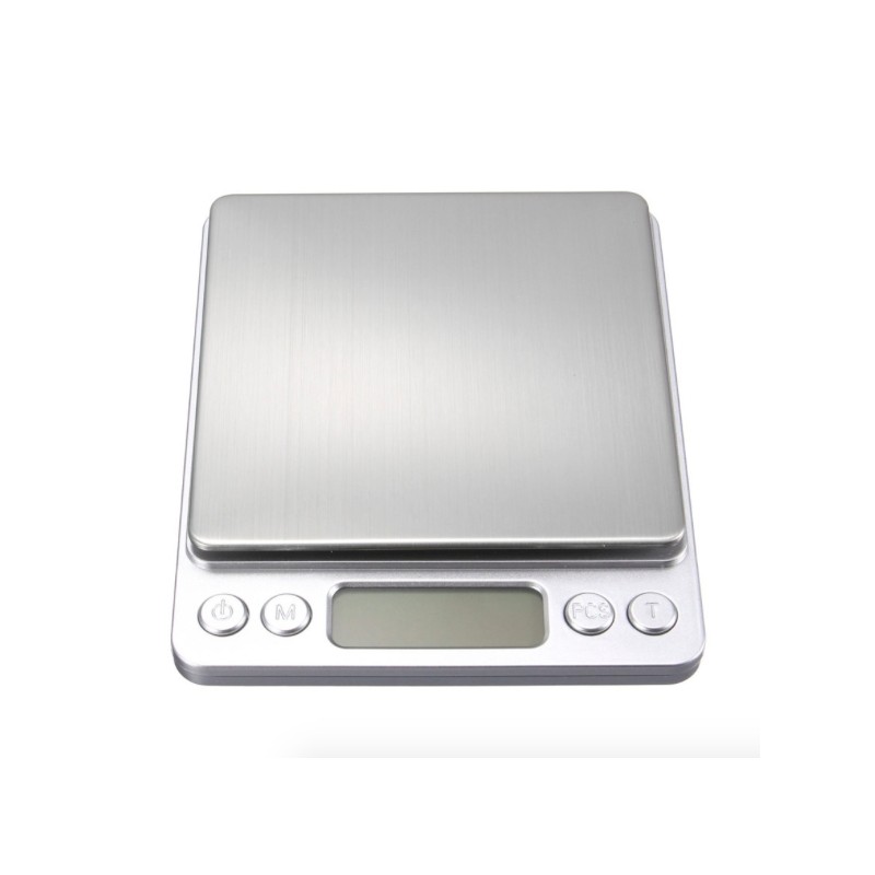 Precision kitchen weight scale - digital - stainless steel - 0.01g x 500gWeighing scales