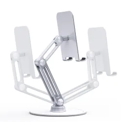 Phone / tablet holder - metal stand - rotatable - adjustableHolders