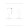 Telefon / nettbrettholder - metallstativ - roterbar - justerbar