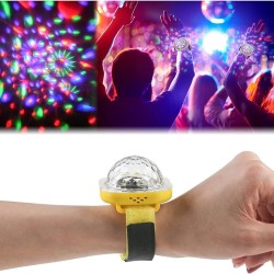 Mini LED disco light - stars projector - wristband - USB - RGBStage & events lighting