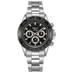 Luksus Quartz-klokke - rustfritt stål