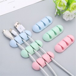 Silicone cable organizer - 3-row - 2 piecesAdhesives & Tapes