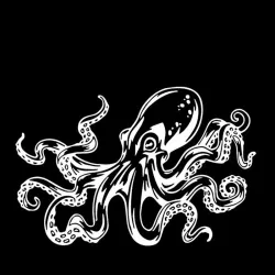 Bilklistremerke - blekksprutmønster