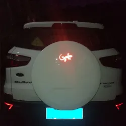 Reflective car sticker - gecko pattern - 2 piecesStickers