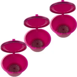 Refillable / reusable coffee capsules - for Dolce Gusto - 3 piecesCoffee filters