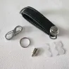 EDC lommenøkkelorganisator - lærveske - nøkkelring