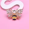 Crystal bee broochBrooches