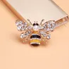 Crystal bee broochBrooches