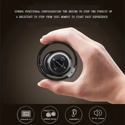 Trådløse Bluetooth-øretelefoner - headset med mikrofon