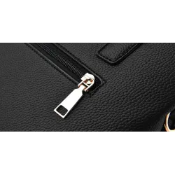 Elegant leather shoulder bag - handbagHandbags