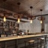 Vintage ceiling lamp - iron wheelCeiling lights