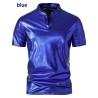 Shiny metallic short sleeve t-shirtT-shirts