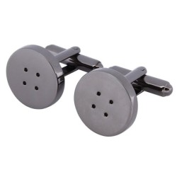 Round buttons - copper cufflinksCufflinks