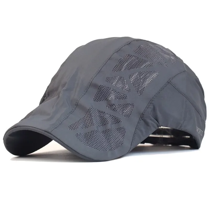 Trendy visirhette - avisguttestil - med mesh - unisex