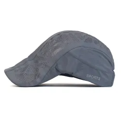 Trendy visirhette - avisguttestil - med mesh - unisex