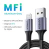 Ugreen - 24A MFi - USB til lyn - datakabel - hurtiglader