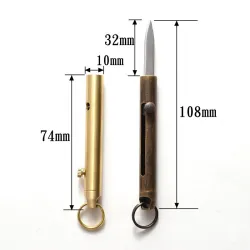 Mini pocket knife - sliding - with keyringKnives & Multitools