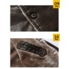 Warm leather jacket with furJackets