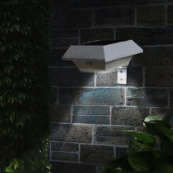 Solar utelampe - PIR bevegelsessensor - vanntett - 6 LED