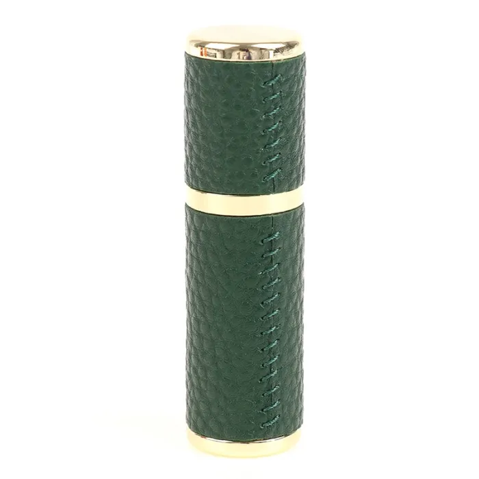 Leather perfume bottle - empty metal container - 5mlPerfumes