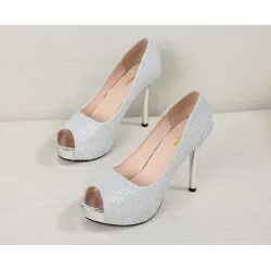Sexy high heeled pumps - open toeHigh heels