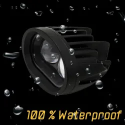 LED motorsykkel hodelykt - vanntett - 20W - 2000lm