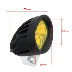 LED motorsykkel hodelykt - vanntett - 20W - 2000lm