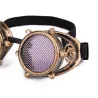 Steampunk / vintage runde briller - avtakbare linser / metallnetting