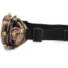 Steampunk / vintage runde briller - avtakbare linser / metallnetting
