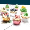 Cupcakes wrappers - baking molds - aluminum foil - 50 piecesBakeware