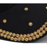 Fasjonabel baseballcap - krystaller - perler - paljetter - sommerfugl