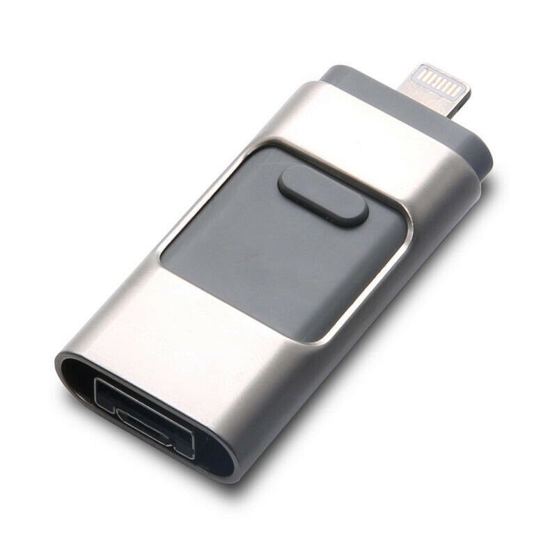 OTG-mikroflash-stasjon med to formål - USB 3.0 - for iPhone / Android
