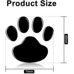 3D animal foot print - car stickerStickers
