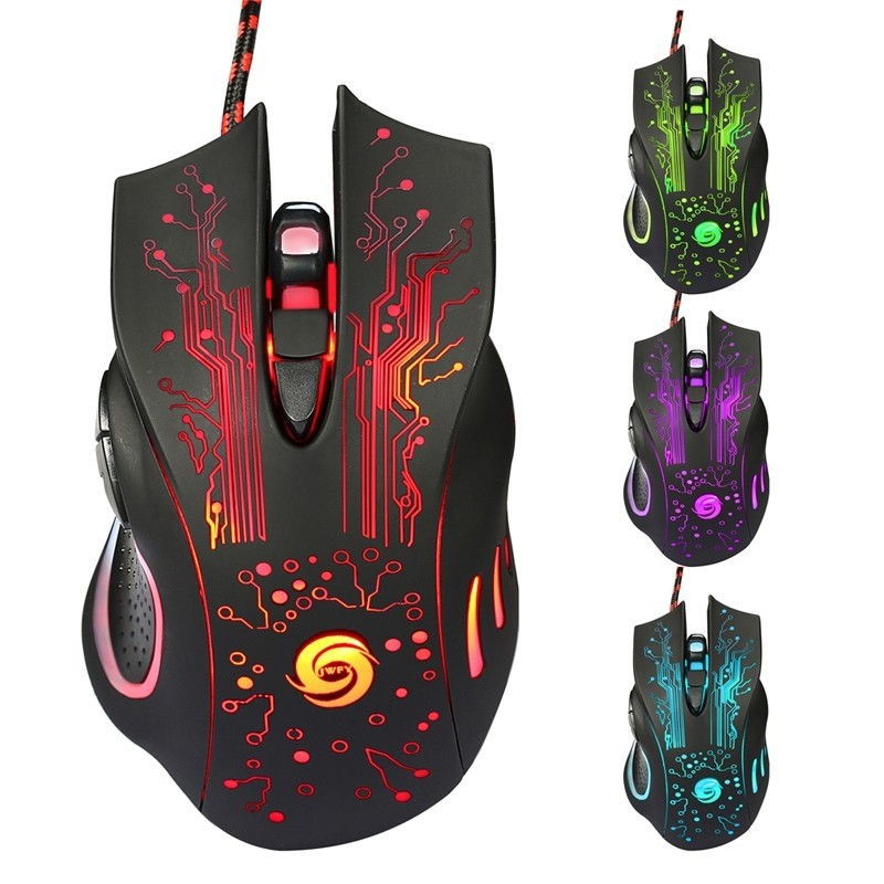 Optical wired gaming mouse - USB - LED - 3200DPIMouses