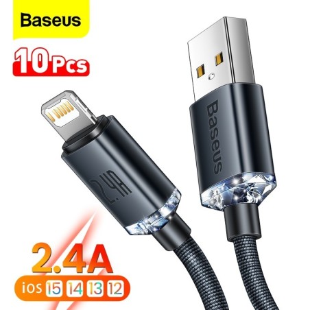 Baseus - hurtigladekabel - USB A - for iPhone