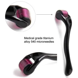 Derma roller - micro needling - titan nål - for ansikt/hals
