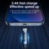 USB hurtigladekabel - for iPhone - med LED-skjerm