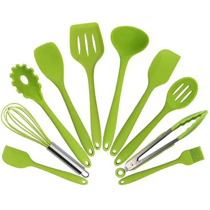 Silikon kjøkkenutstyr - non-stick - 10 stk