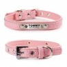 Dogs / cats collar - ID Tag - personalized - engraved - leatherCollar & Leads